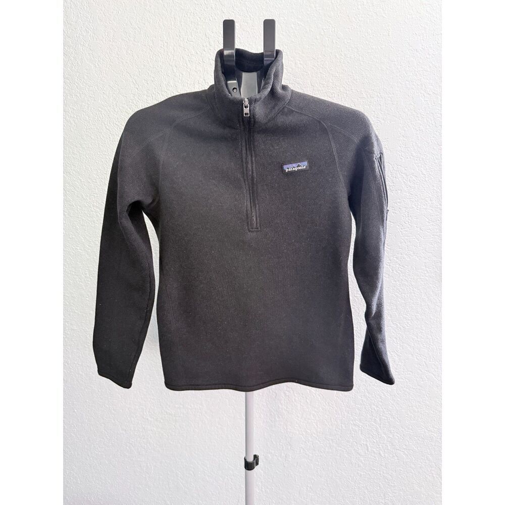 Patagonia Womens Better Sweater 1/4-Zip Pullover Fleece Sweater Jacket Knit Sz S